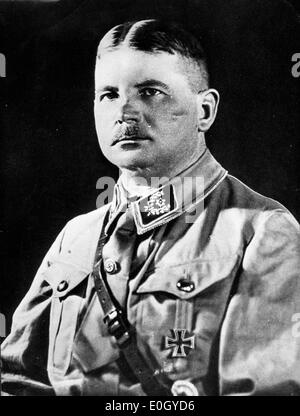 01 janvier 1940 - Allemagne - dossier Photo : Vers les années 1940, l'emplacement exact inconnu. Portrait du leader Nazi ERNST ROEHM. Banque D'Images