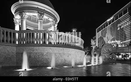 Dispositif de l'eau à l'extérieur de Caesars Palace Las Vegas Banque D'Images