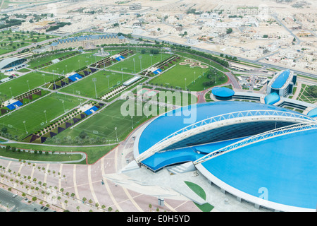 Qatar, Doha, aspirer Sports Centre Banque D'Images