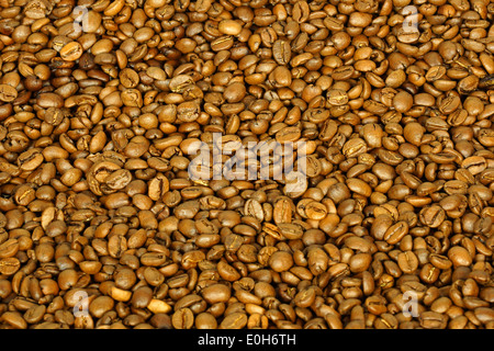 Les grains de café marron pour le fond et la texture Banque D'Images