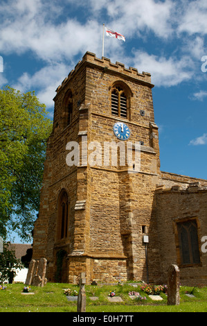 L'église de Saint Columba, Collingtree, Northamptonshire, England, UK Banque D'Images