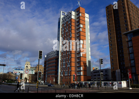 Logement étudiant à l'université Aston, Birmingham uk Banque D'Images