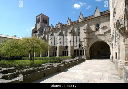 Abbaye de La Chaise Dieu, la Haute Loire, Auvergne, France, Europe Banque D'Images