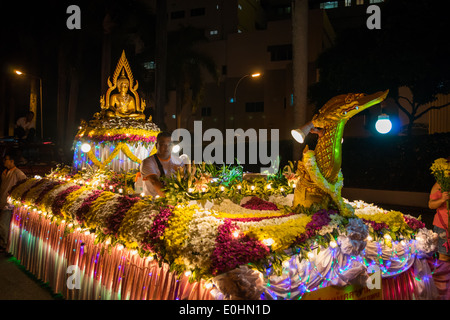 Vesak Day Parade à Penang, Malaisie Banque D'Images