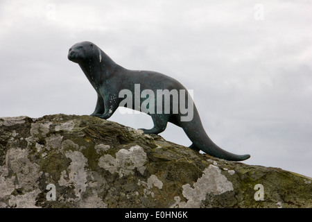 Otter Memorial à Monreith , Dumfries et Galloway - Ecosse Banque D'Images