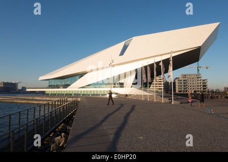 Le Musée du Film de l'ŒIL et de l'Institut à Amsterdam Noord aux Pays-Bas Banque D'Images