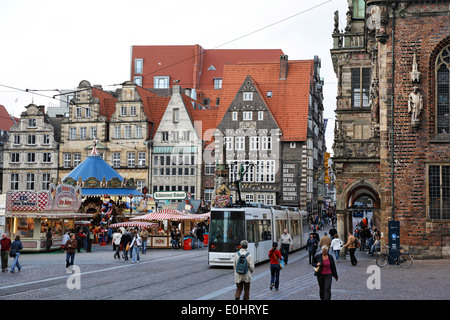 Deutschland, Brême, Rathaus, l'hôtel de ville Banque D'Images