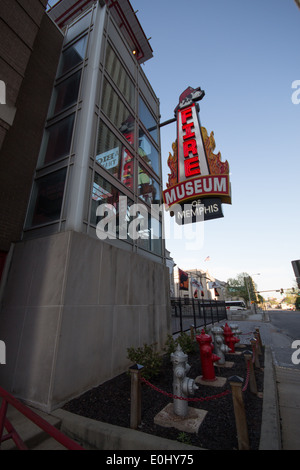 Le Fire Museum of Memphis Tennessee Banque D'Images