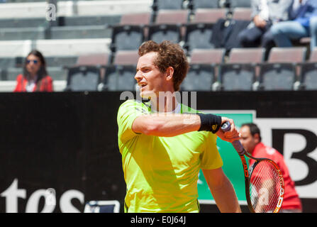 Andy Murray vs Marcel Granollers au Masters de tennis de Rome , Rome, Italie. 5/14/14 Banque D'Images