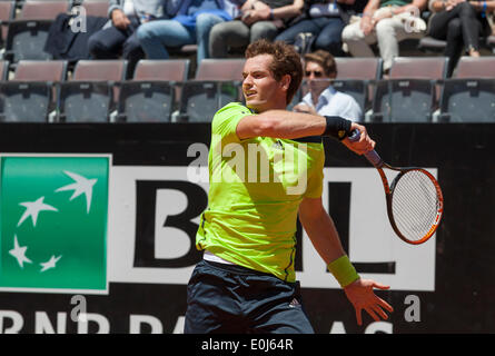 Andy Murray vs Marcel Granollers au Masters de tennis de Rome , Rome, Italie. 5/14/14 Banque D'Images