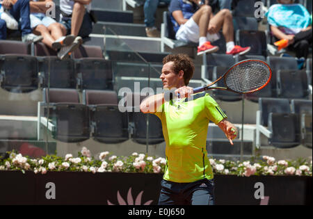 Andy Murray vs Marcel Granollers au Masters de tennis de Rome , Rome, Italie. 5/14/14 Banque D'Images