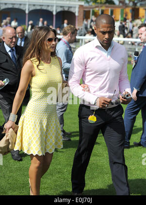 Les propriétaires de chevaux de course TATTERSALLS MUSIDORA GLEN & LAURA ENJEUX HIPPODROME DE YORK YORK ANGLETERRE 14 Mai 2014 Banque D'Images