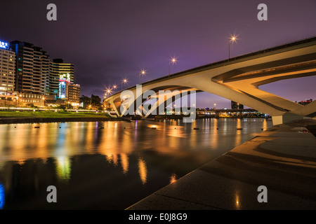 Bitan Scenic Area de nuit Banque D'Images