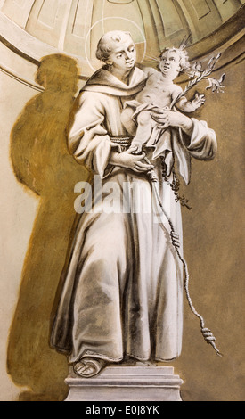 Saint Antoine de Padoue chapelle de plein air à Saint Anton palace par Anton Schmidt de 1750 - 1752. Banque D'Images