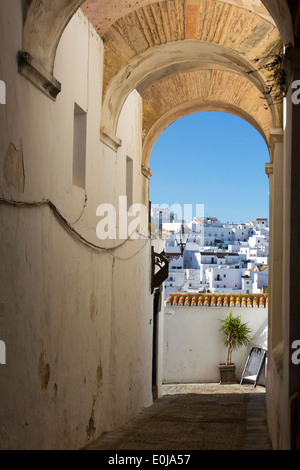 Vejer de la Frontera, province de Cadiz, Andalousie, espagne. Banque D'Images