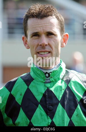 GRAHAM LEE JOCKEY HIPPODROME DE YORK YORK ANGLETERRE 14 Mai 2014 Banque D'Images