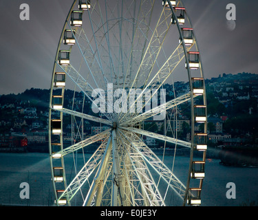 Go - DEVON : English Riviera Roue à Torquay Banque D'Images