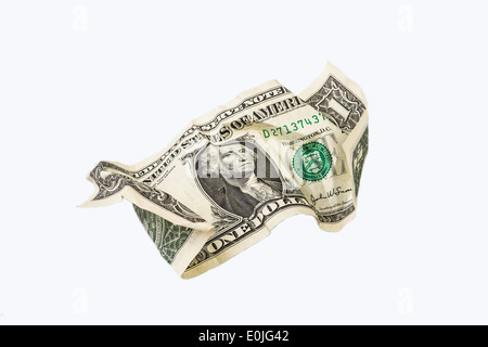 Le dollar US de la lumière, de l'US Dollar Schein Banque D'Images