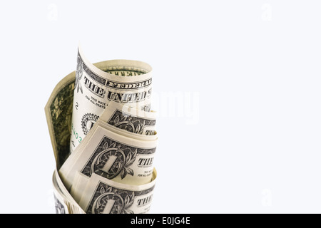 Le dollar US de la lumière, de l'US Dollar Schein Banque D'Images