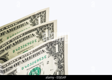 Le dollar US de la lumière, de l'US Dollar Schein Banque D'Images