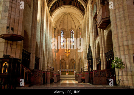 Intérieur de la cathédrale St Georges à Cape Town, Western Cape, Afrique du Sud Banque D'Images