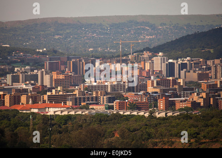 Cityscape Pretoria, Gauteng, Afrique du Sud, l'Afrique Banque D'Images