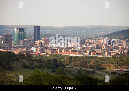 Cityscape Pretoria, Gauteng, Afrique du Sud, l'Afrique Banque D'Images