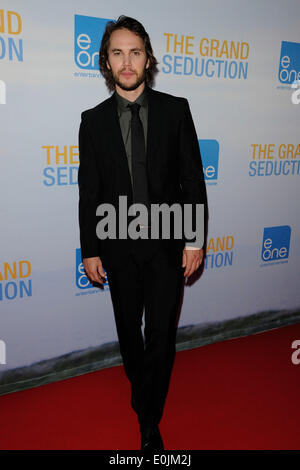 Toronto, Canada. 14 mai 2014. L'acteur Taylor Kitsch assiste à La Grande séduction Premiere à Scotiabank Theatre de Toronto. (Crédit : EXImages EXImages) : Crédit/Alamy Live News Banque D'Images