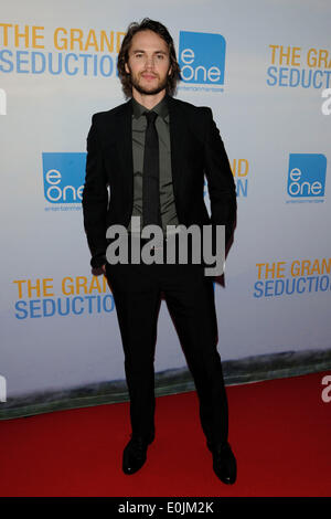 Toronto, Canada. 14 mai 2014. L'acteur Taylor Kitsch assiste à La Grande séduction Premiere à Scotiabank Theatre de Toronto. (Crédit : EXImages EXImages) : Crédit/Alamy Live News Banque D'Images