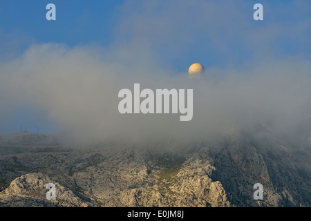 Puig Major, la plus haute montagne de Serra de Tramuntana, Majorque, Espagne Banque D'Images