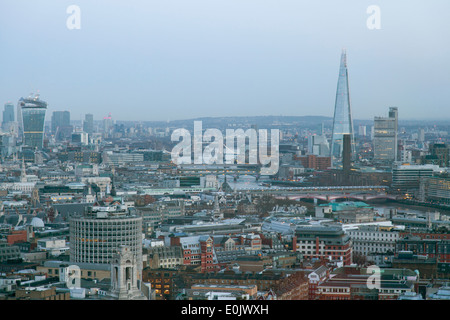 Vue depuis le 33e étage de Centre Point sur Londres. Banque D'Images