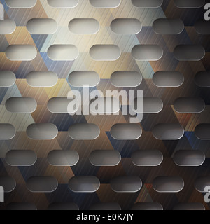 Résumé fond métallique avec surface de couleur Banque D'Images