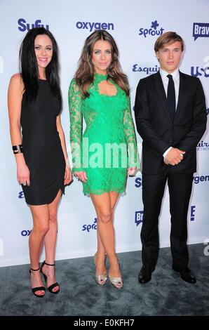 New York, NY, USA. 15 mai, 2014. Alexandra Park, Elizabeth Hurley, William Moseley aux arrivées pour NBC Universal Entertainment Upfronts, Jacob K Javits Convention Center, New York, NY Le 15 mai 2014. Credit : Gregorio T./Binuya Everett Collection/Alamy Live News Banque D'Images