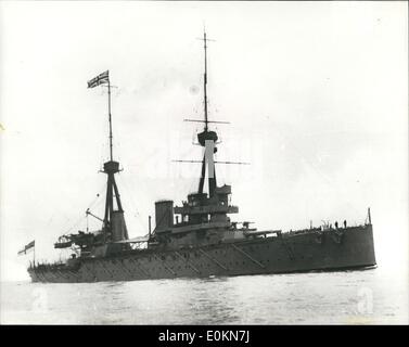 00 déc., 1919 - Première Guerre mondiale. La photo montre le H.M.S. La rigidité (1919), classe Dreadnought. Banque D'Images