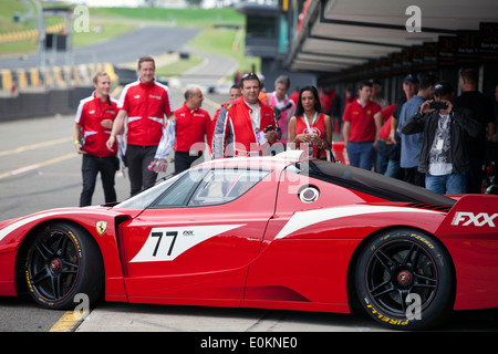 Les pilotes Ferrari day, Eastern Creek Raceway, de l'Australie Banque D'Images