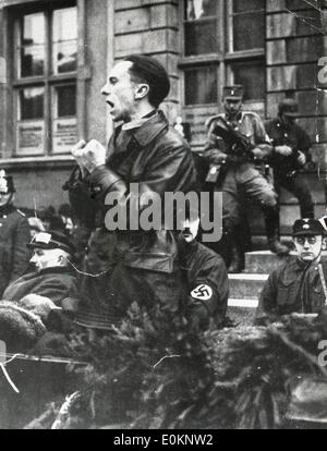 Joseph Goebbels master propagandiste du régime nazi Banque D'Images