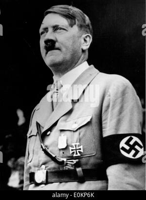 Portrait d'Adolf Hitler Banque D'Images