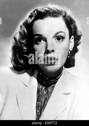 Portrait de l'actrice et chanteuse Judy Garland Banque D'Images