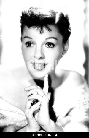 Portrait de l'actrice et chanteuse Judy Garland Banque D'Images