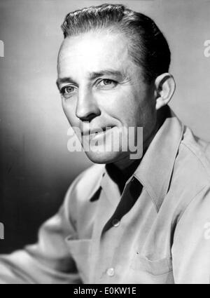 Portrait du chanteur Bing Crosby Banque D'Images