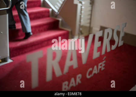 Traverse Theatre, café et bar, à Édimbourg, Écosse Banque D'Images