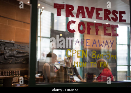 Traverse Theatre, café et bar, à Édimbourg, Écosse Banque D'Images