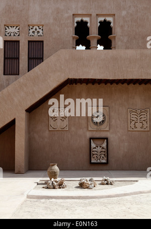 Sheikh Juma Al Maktoum House dans l'Heritage Village, DUBAÏ, ÉMIRATS ARABES UNIS. Banque D'Images