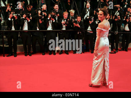 LOUISE ROE CAPTIFS PREMIERE 67ème FESTIVAL DU FILM DE CANNES CANNES FRANCE 16 Mai 2014 Banque D'Images