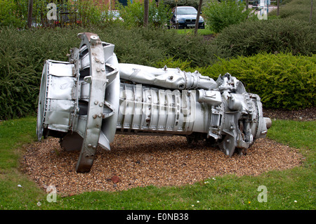Route aero engine, Parkside, Coventry, Royaume-Uni Banque D'Images