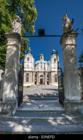 Collégiale de St Joseph, 17e siècle, de style Baroque, village de Klimontow, aka Malopolska Pologne petite région, Pologne Banque D'Images