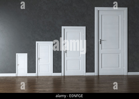 Photo intérieur conceptuel - Rage de portes Banque D'Images