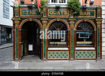 Quays Bar Temple Bar Dublin Ireland Banque D'Images