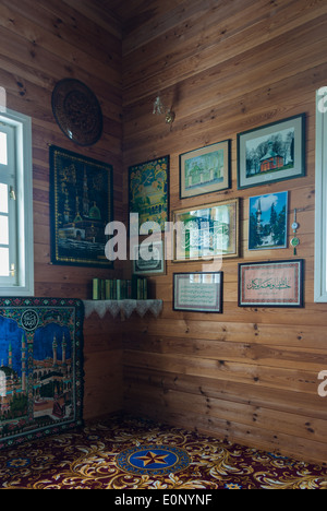 En Bois ancienne mosquée tatare, Bohoniki, Podlasie, l'est de la Pologne Banque D'Images