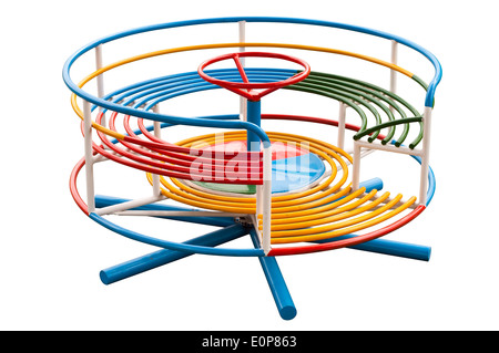 Merry-go-round isolés. Banque D'Images